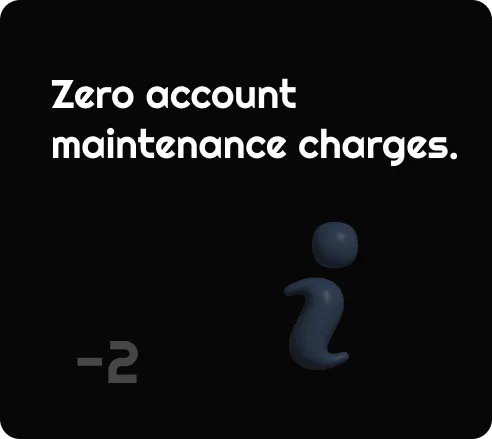 zero account maintaince fee